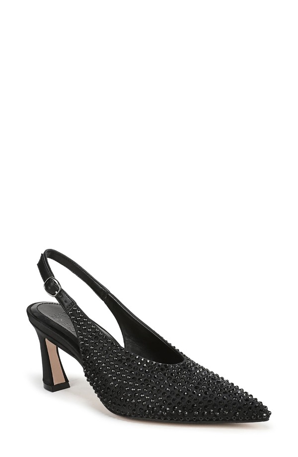 27 エディット ナチュラライザー レディース シューズ 踵 27 EDIT Naturalizer Elaine Slingback Pointed Toe Pump Black Sparkle 黒いこと
