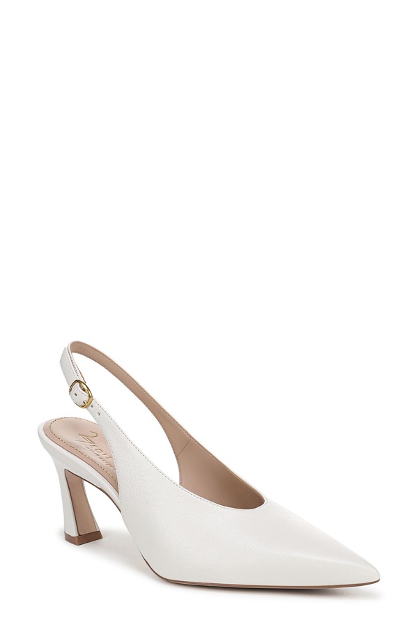 27 エディット ナチュラライザー レディース シューズ ヒール 27 EDIT Naturalizer Elaine Slingback Pointed Toe Pump Warm White ホワイト