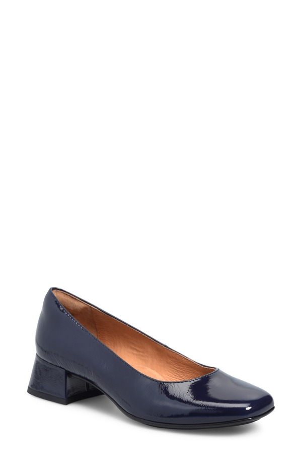 エスエフエフティ レディース シューズ 踵 Sfft Lillian Pump Darya Navy Patent 米国海軍