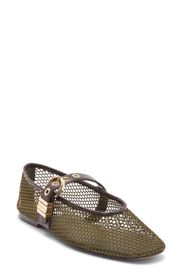スティーブ マデン レディース シューズ パンプス Steve Madden Lucia Mary Jane Flat Olive オリーブ
