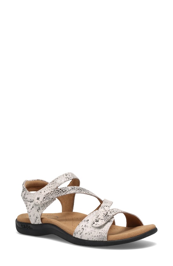 タウス レディース シューズ サンダル アンクル Taos Big Time Ankle Strap Sandal Grey Snake グレー|ReVida 店