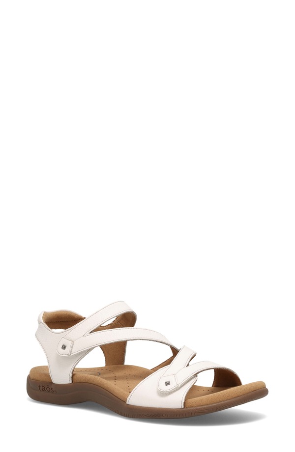 タウス レディース シューズ サンダル アンクル Taos Big Time Ankle Strap Sandal White ホワイト|ReVida 店