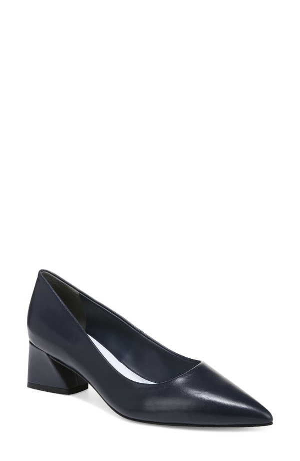 フランコサルト レディース シューズ ヒール Franco Sarto Racer Pointed Toe Pump Navy ネイビー｜ReVida 店