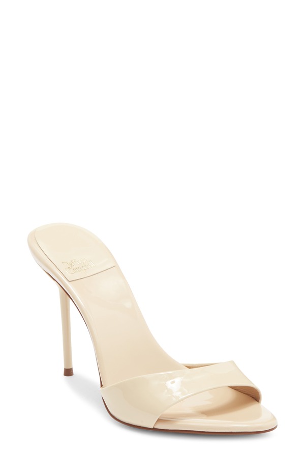 ジェフリー キャンベル レディース シューズ ヒール サンダル Jeffrey Campbell Ce-Soire Slide Sandal Beige Patent ベージュ