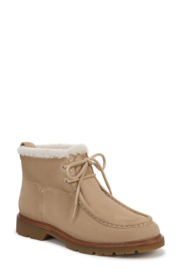 ヴィンス レディース シューズ ブーツ・レインブーツ Vince Sierra Genuine Shearling Boot Light Dune 53,880円