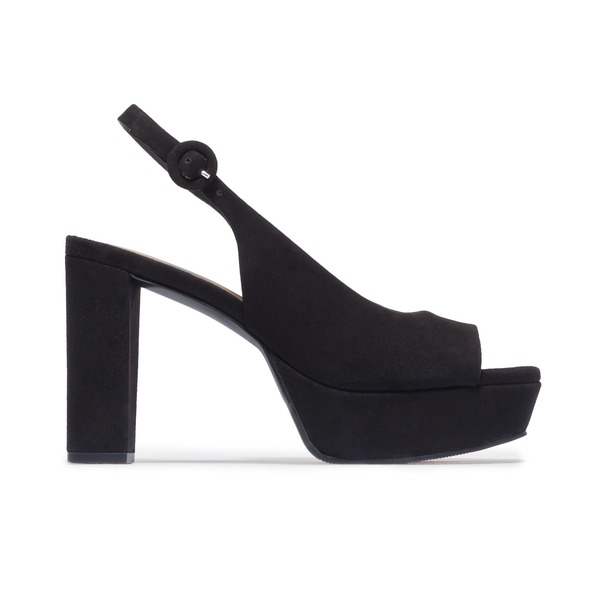 ベルナード レディース シューズ 踵 プラットホーム サンダル Bernardo Footwear Vega Platform Heel Sandal Black 黒いこと