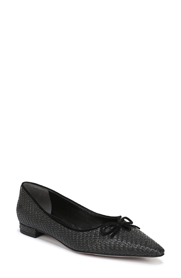 サムエデルマン レディース シューズ パンプス Sam Edelman Esmira 2 Bow Flat Black 黒いこと レディース靴-パンプス