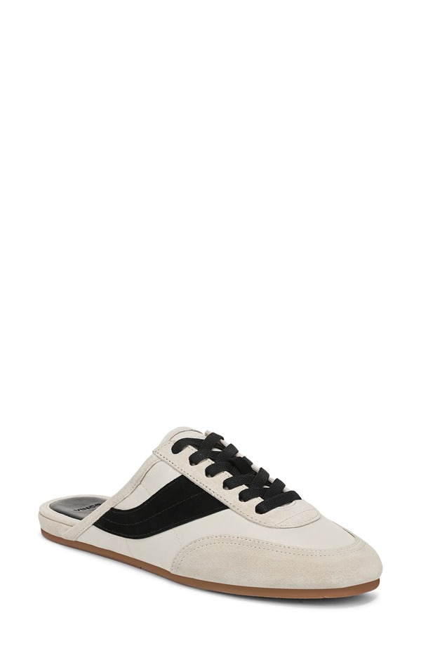 ヴィンス レディース シューズ パンプスニーカー Vince Solstice Mule Sneaker Moonlight/Black 黒いこと