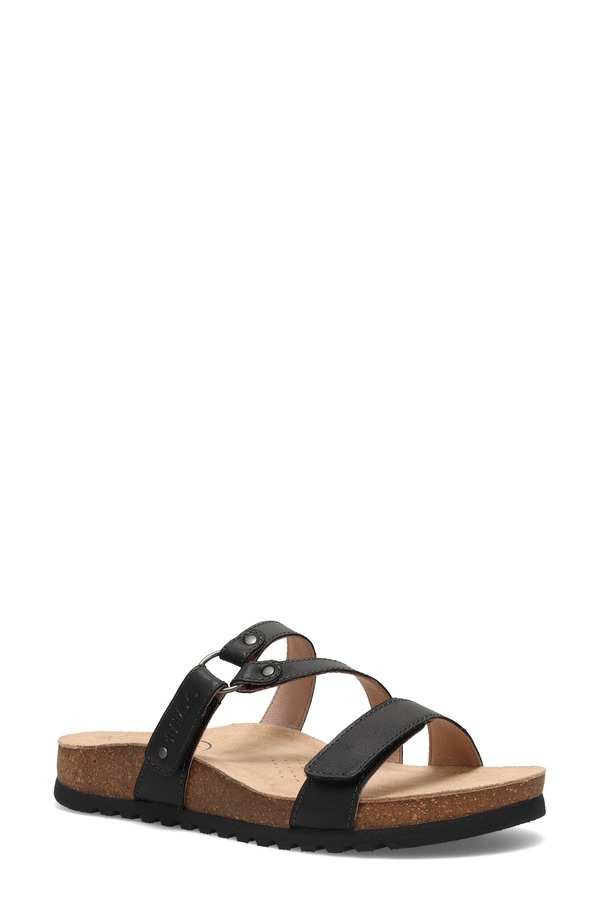 タウス レディース シューズ ヒール サンダル Taos Ringslide Sandal Black ブラック