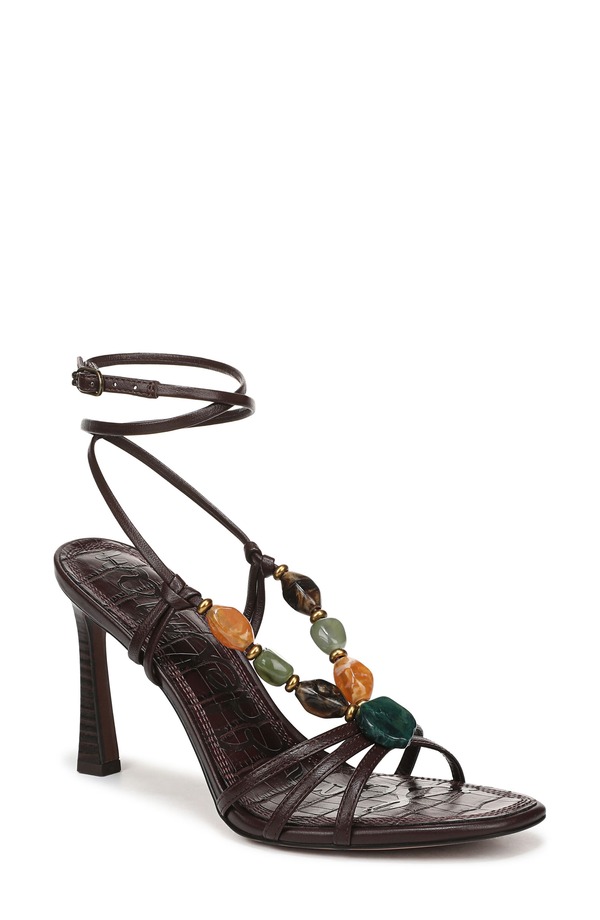 サムエデルマン レディース シューズ 踵 サンダル アンクル Sam Edelman Imani Ankle Strap Sandal Spiced Pecan