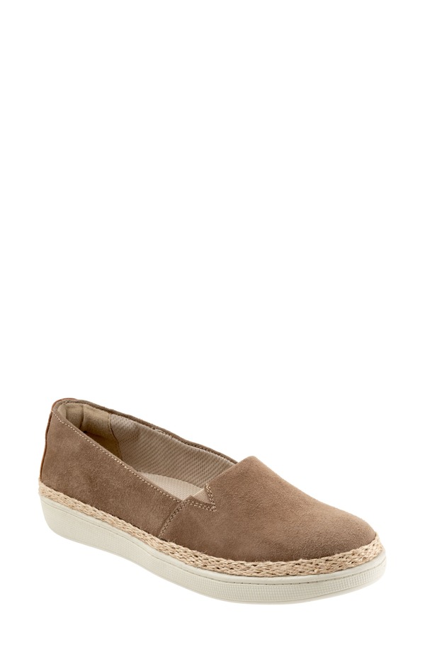 トロッターズ レディース シューズ サンダル Trotters Accent Slip-On Taupe Suede トープ