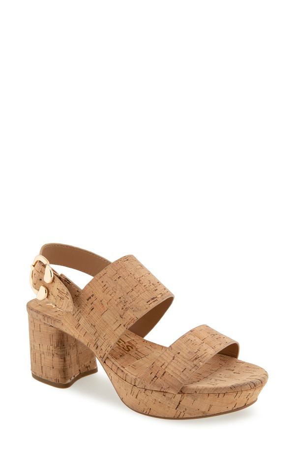 エアロソールズ レディース シューズ ヒール プラットフォーム サンダル Aerosoles Camera Platform Sandal Natural Cork