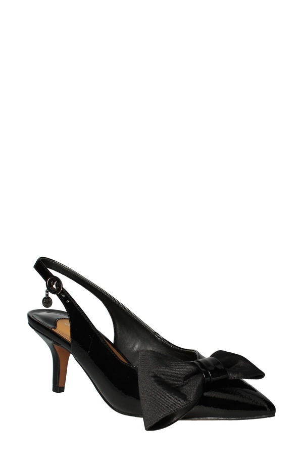 ジェイレニー レディース シューズ 踵 J. Rene J.Rene Devika Slingback Pointed Toe Pump Black 黒いこと