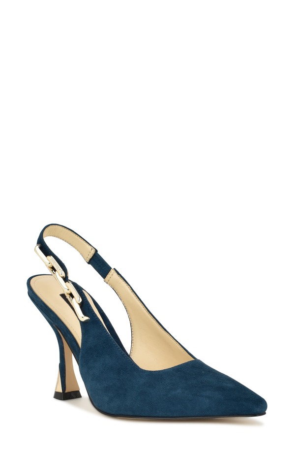 ナインウェスト レディース シューズ 踵 Nine West Veroni Slingback Pointed Toe Pump Dbl01