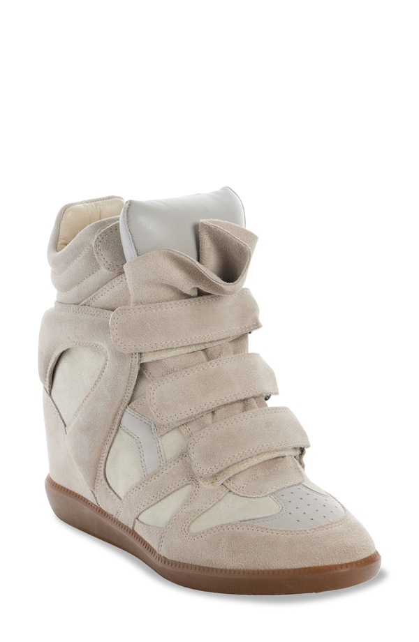 イザ呼びりん マラン レディース シューズ スニーカー Isabel Marant Bekett Hidden Wedge High Top Sneaker Ecru エクリュ
