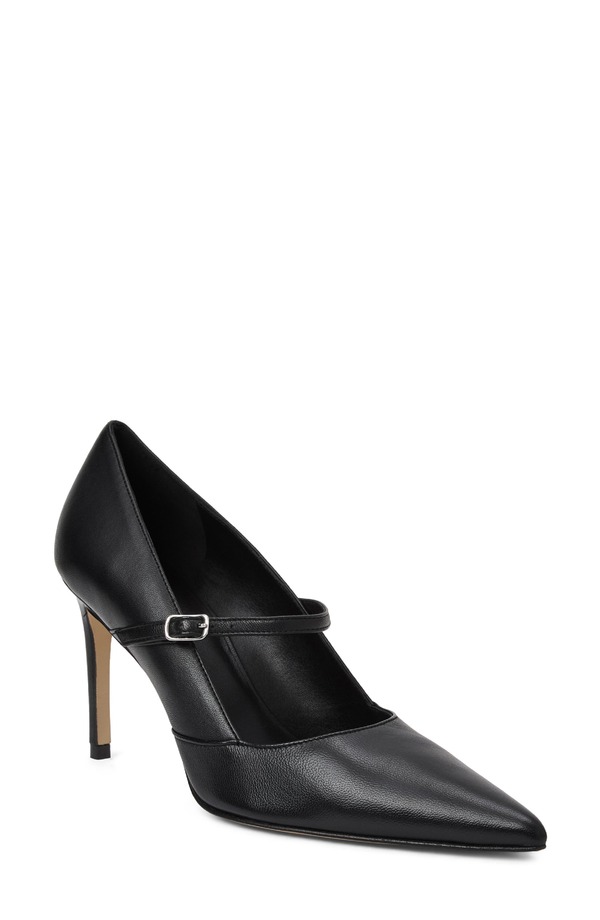 ブルーノマグリ レディース シューズ 踵 Bruno Magli Prima Pointed Toe Mary Jane Pump Black 黒いこと