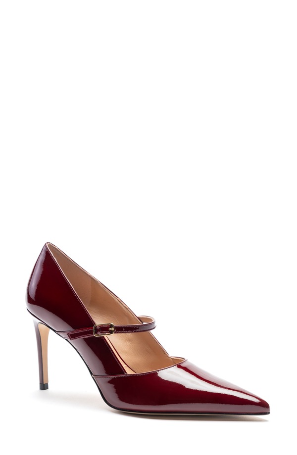 ブルーノマグリ レディース シューズ 踵 Bruno Magli Prima Pointed Toe Mary Jane Pump Bordeaux Patent