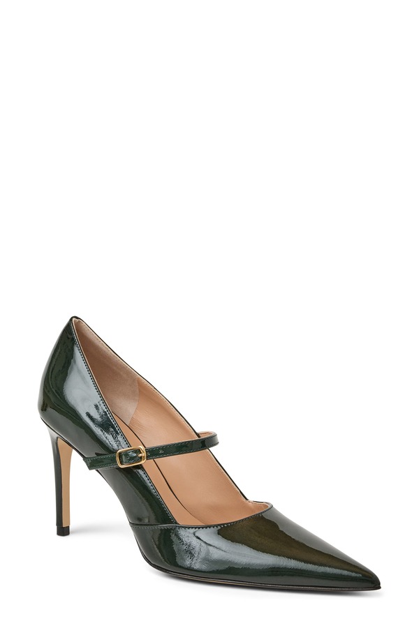 ブルーノマグリ レディース シューズ 踵 Bruno Magli Prima Pointed Toe Mary Jane Pump Emerald Patent エメラルド