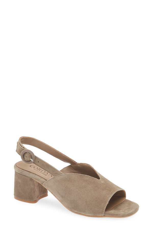 コルダーニ レディース シューズ 踵 サンダル Cordani Pollette Slingback Sandal Fango Suede
