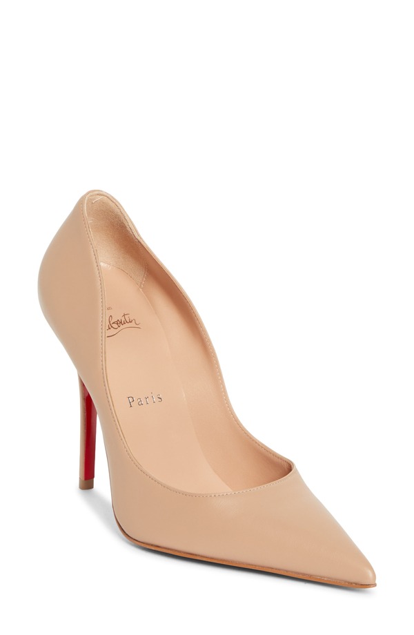 クリスチャン・ルブタン レディース シューズ パンプス Christian Louboutin Miss Z Pointed Toe Pump Blush/ Blush ブラッシュ｜ReVida 店