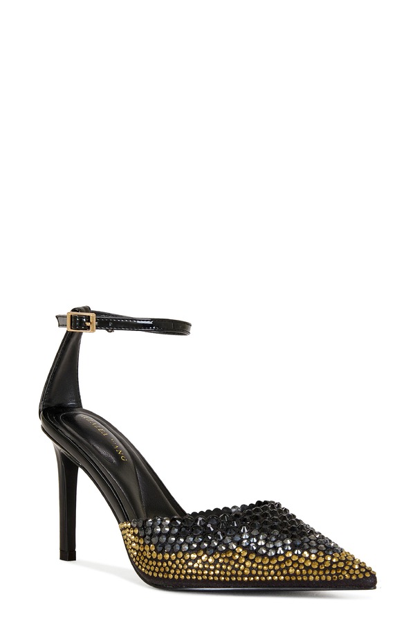 アザレア ワン レディース シューズ ヒール アンクル AZALEA WANG Julippe Ankle Strapointed Toe Pump Black ブラック