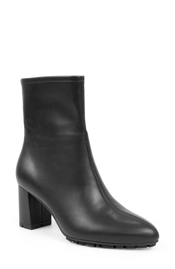 エアロソールズ レディース シューズ ブーツ・レインブーツ Aerosoles Baylor Bootie Black Nappa 黒いこと