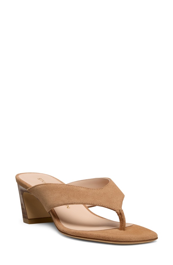 スチュアート ワイツマン レディース シューズ 踵 サンダル Stuart Weitzman Stassi 50 Thong Sandal New Camel 駱駝