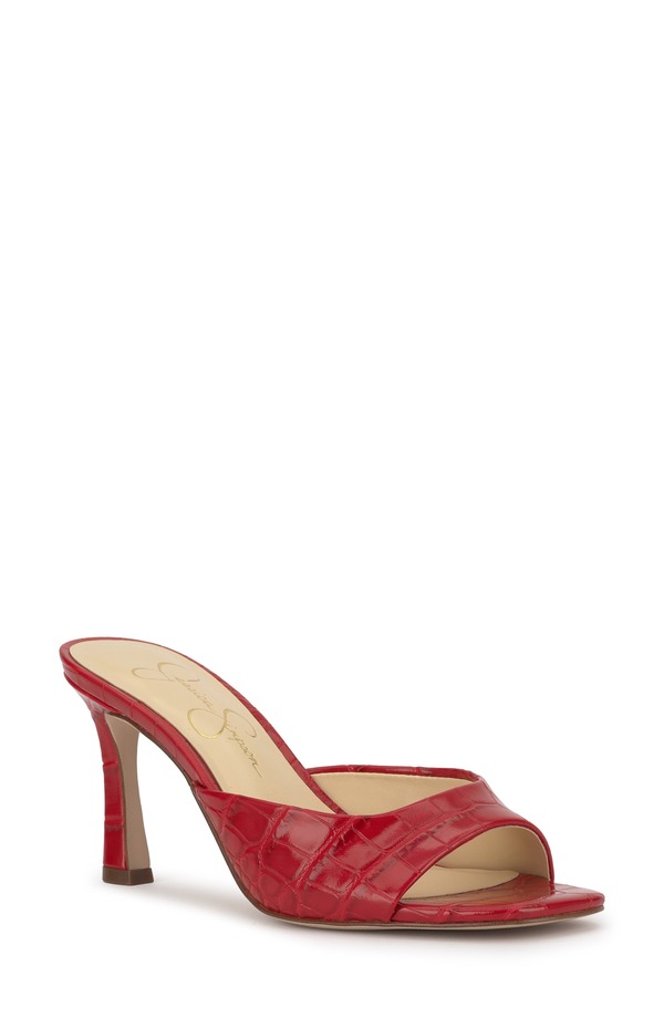 ジェシカシンプソン レディース シューズ ヒール サンダル Jessica Simpson Cennet Sandal Red Muse レッド