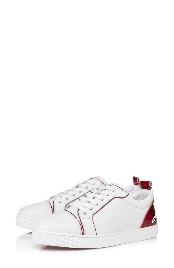 クリスチャン・ルブタン レディース シューズ スニーカー Christian Louboutin Fun Louisneaker White/ Loubi ホワイト