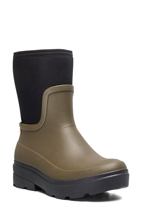 ボグス レディース シューズ ブーツ・レインブーツ Bogs Hazel Mid Zip Rain Boot Olive オリーブ
