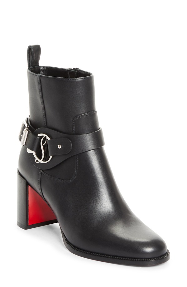 クリスチャン・ルブタン レディース シューズ ブーツ・レインブーツ Christian Louboutin Dianouchette Bootie Black/ Black Lucido 黒いこと
