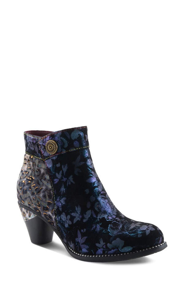 スプリングステップ レディース シューズ ブーツ・レインブーツ L'Artiste by Spring Step Dessalynn Bootie Navy Multi ネイビー