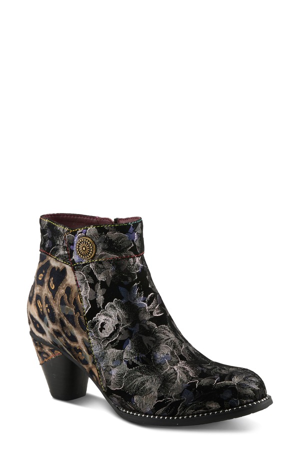 スプリングステップ レディース シューズ ブーツ・レインブーツ L'Artiste by Spring Step Dessalynn Bootie Pewter Multi ピューター