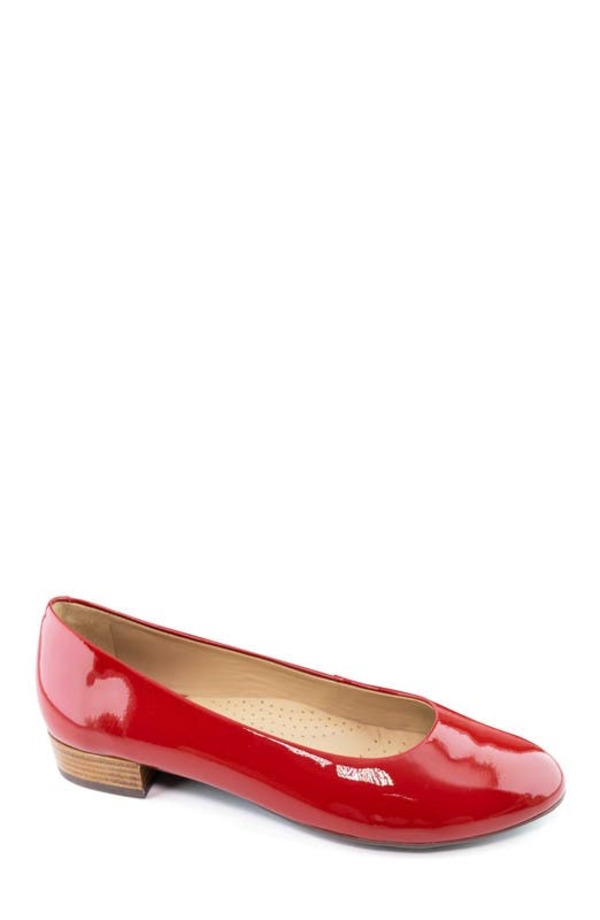 マークジョセフニューヨーク レディース シューズ パンプス なめし革 Marc Joseph New York Madison Leather Flat Campari Patent