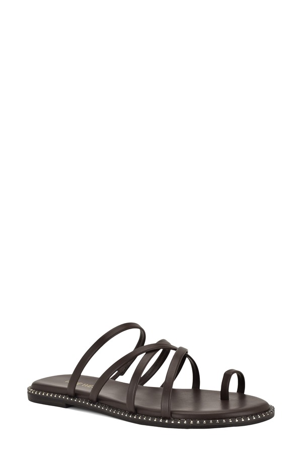 ナインウェスト レディース シューズ サンダル Nine West Digen Toe Loop Sandal Medium Brown 赤銅色