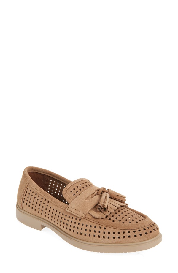エコー レディース シューズ スリッポン・ローファー ECCO Classic 15 Tasseloafer Camel キャメル