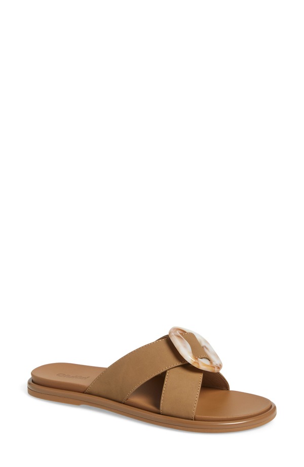 オルカイ レディース シューズ サンダル OluKai La'i Slide Sandal Tan / Tan タン