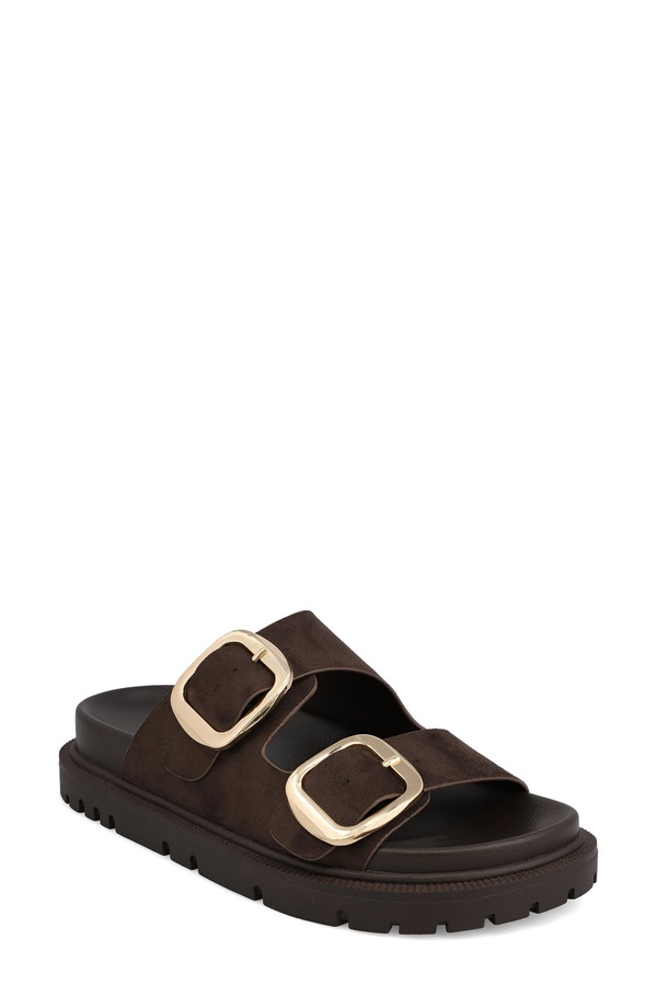 ミア レディース シューズ サンダル MIAlttar Slide Sandal Chocolate 黒茶