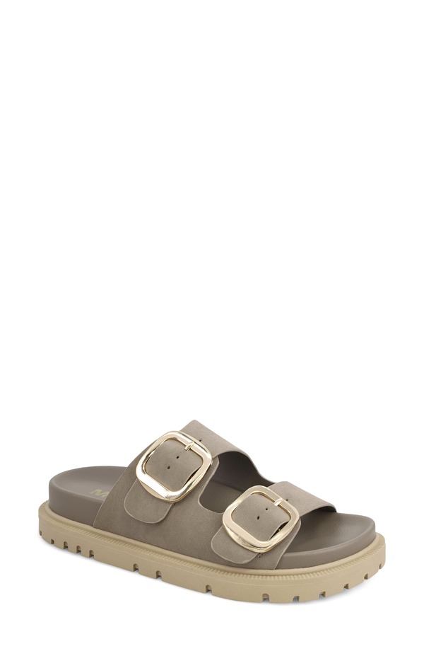 ミア レディース シューズ サンダル MIAlttar Slide Sandal Taupe/Gold トープ