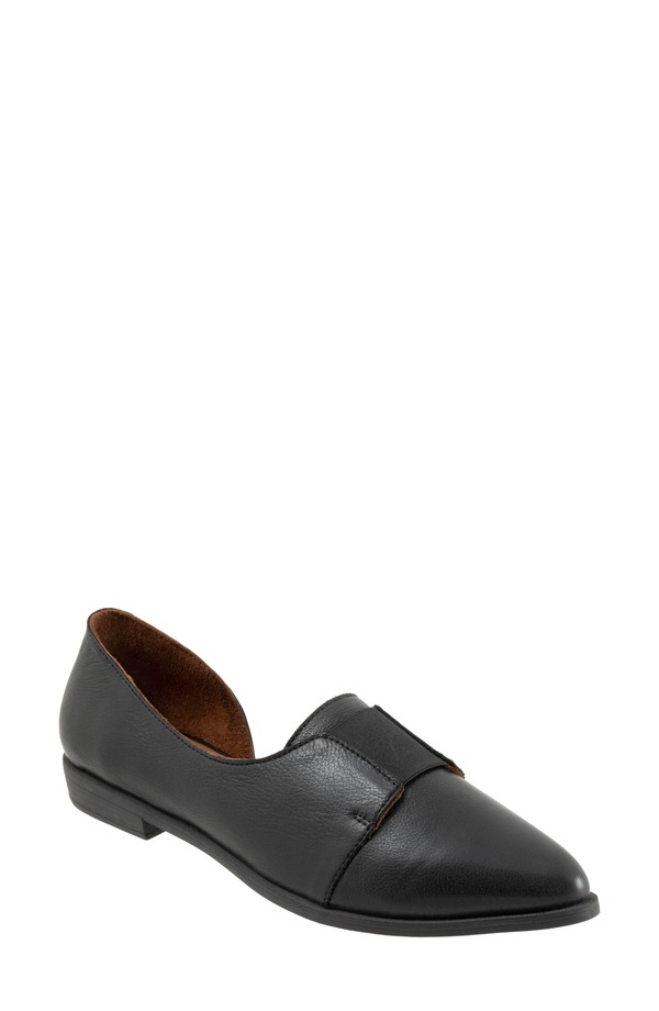 ブエノ レディース シューズ パンプス Bueno Brenda Half d'Orsay Pointed Toe Flat Black ブラック