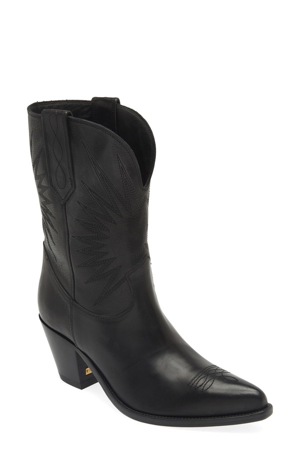 ゴールデングース レディース シューズ ブーツ・レインブーツ Golden Goose Wish Star Western Boot Black 黒いこと