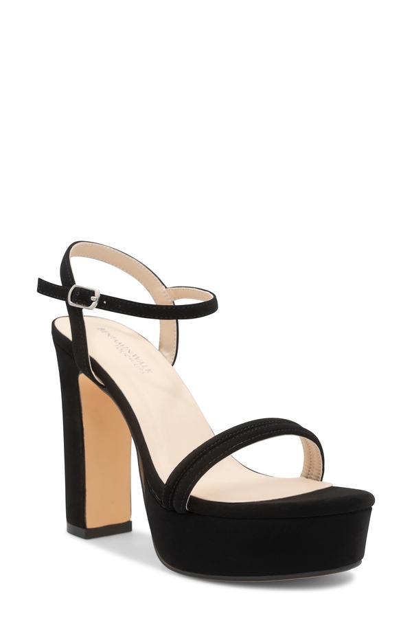 タッチアップ レディース シューズ ヒール プラットフォーム サンダル アンクル Touch Ups Nataliankle Straplatform Sandal Black ブラック｜ReVida 店 19,330円