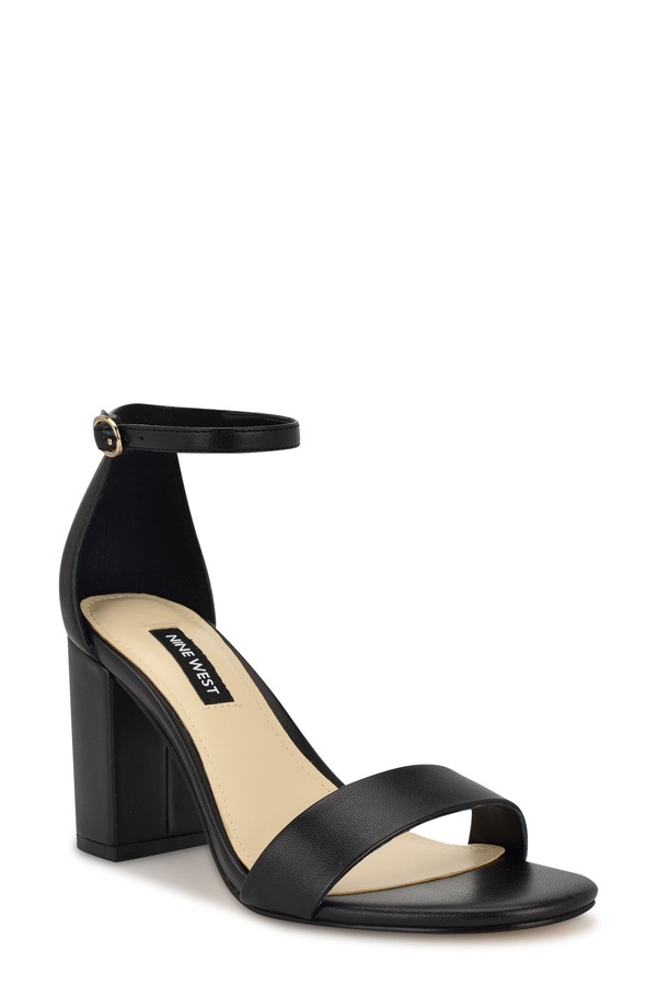 ナインウェスト レディース シューズ 踵 サンダル アンクル Nine Westoniann Ankle Strap Sandal Black 黒いこと