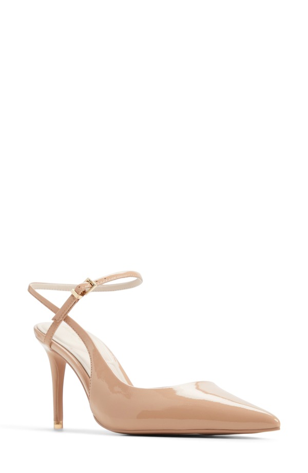 アルド レディース シューズ ヒール アンクル ALDO Kymmberly Pointed Toe Ankle Strapump Cream Tan クリーム|ReVida 店