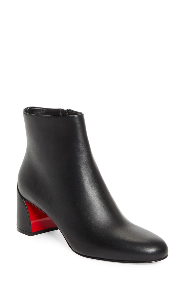 クリスチャン・ルブタン レディース シューズ ブーツ・レインブーツ ヒール Christian Louboutin Jane Block Heel Bootie Black ブラック