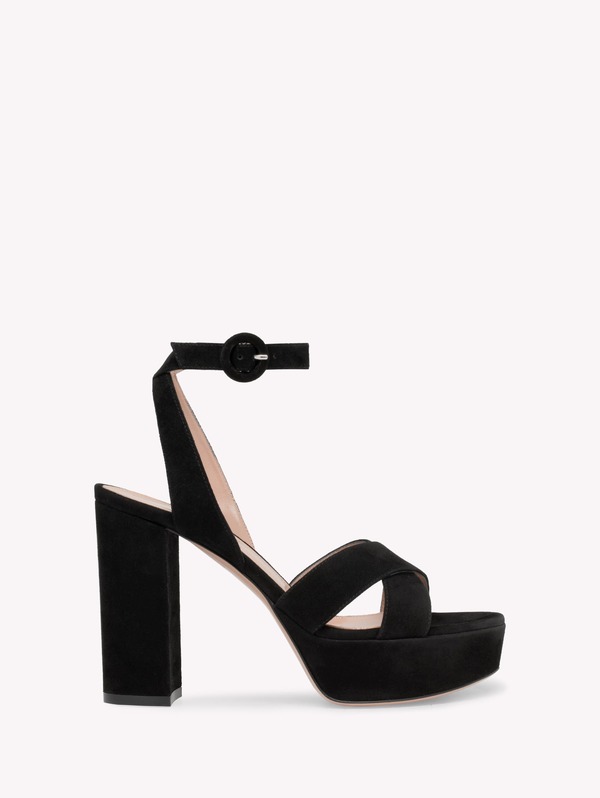 ジャンヴィト ロッシ レディース シューズ サンダル Gianvito Rossi Sabrina Sandal Black ブラック｜ReVida 店