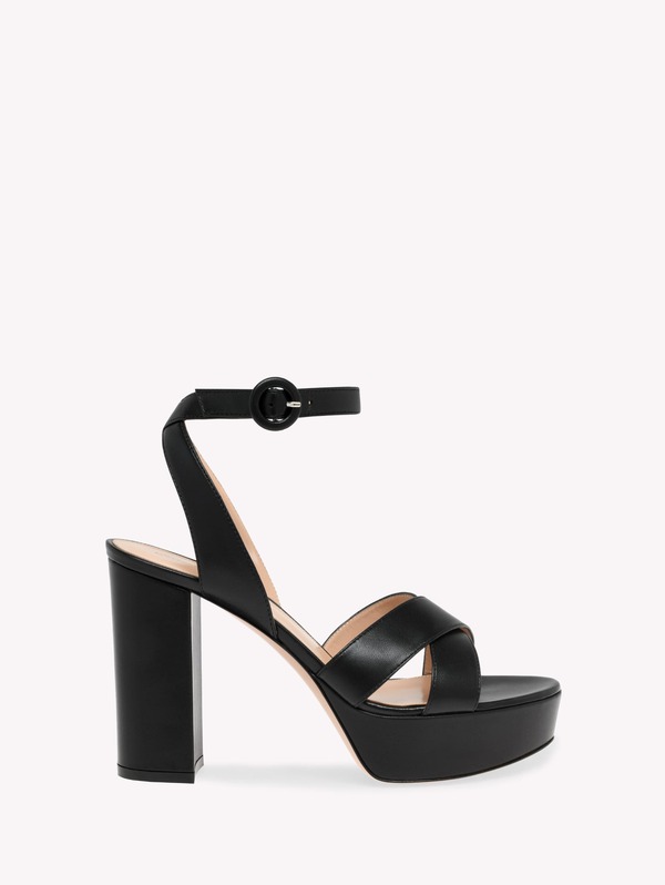 ジャンヴィト ロッシ レディース シューズ サンダル Gianvito Rossi Sabrina Sandal Black Nappa ブラック