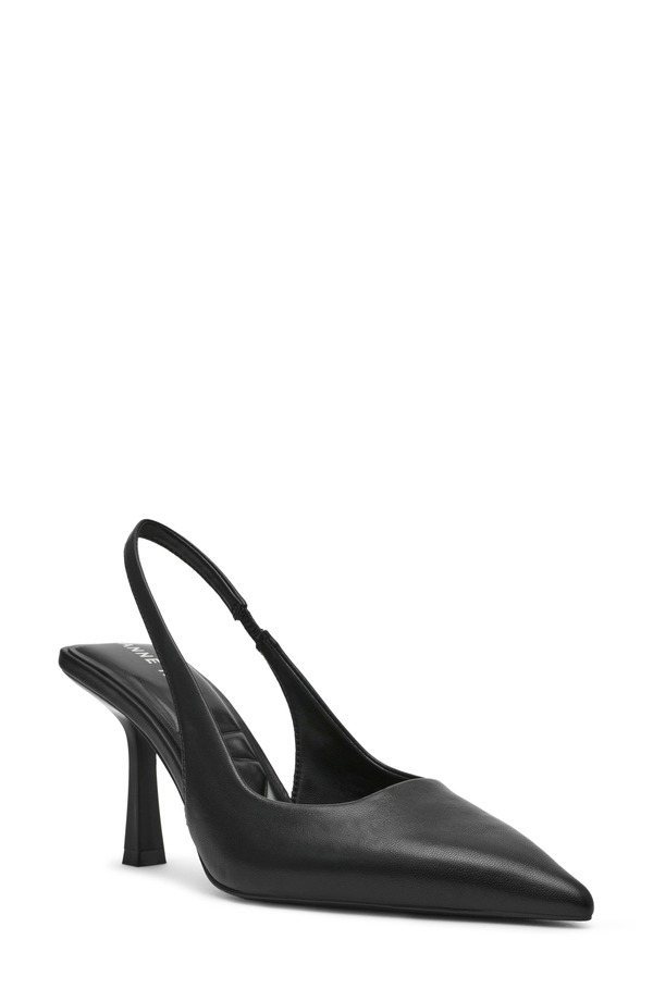 アンクライン レディース シューズ ヒール Anne Klein Itzy Pointed Toe Slingback Pump Black Smooth ブラック