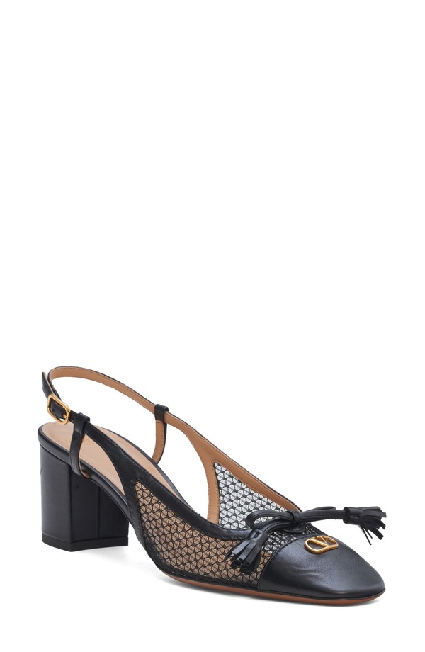 ヴァレンティノ レディース シューズ パンプス Valentino Garavani Valet Du Roi Slingback Pump Black 黒いこと