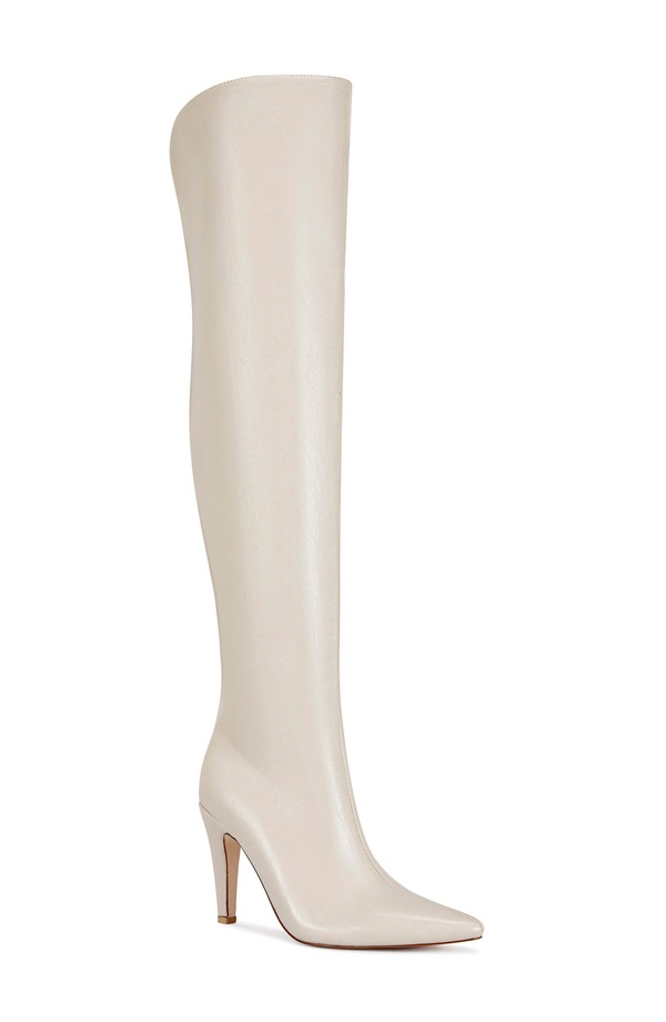 アザレア 壱 レディース シューズ ブーツ・レインブーツ AZALEA WANG Beaucoup Over the Knee Boot Bone